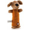 JK ANIMALS plyšový psík Long dlhá plyšová pískacia hračka pre psov 28 cm