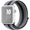 AppleKing nylonový remienok s prúžkami pre Apple Watch Ultra 49mm / 46mm / 45mm / 44mm / 42mm - sivo-čierny - možnosť vrátiť tovar ZADARMO do 30tich dní