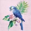 Servítky na dekupáž Exotic Parrot - 1 ks (servítky na dekupáž)