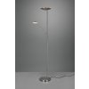 TRIO 425610207 BRANTFORD dotyková stojaca lampa SMD LED V1800mm 30W/3500lm, 6,5W/650lm 2700+3200+4000K matný nikel, stmievateľná