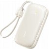 Powerbank Baseus EnerFill FC21 20000 mAh 22,5 W USB-A USB-C béžová s odpojiteľným káblom Lightning