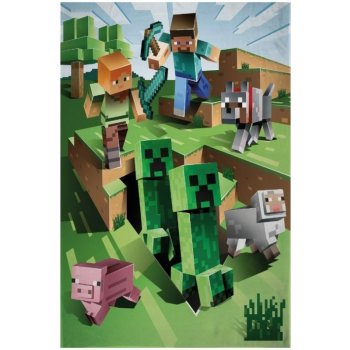 Halantex Fleecová deka Minecraft Farma