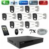 Amiko IP 7 kamerový set, 4Mpix, Tube (1401K7) (Amiko)