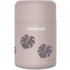Miniland Terra Termoska na jedlo, 600ml, ružová/listy