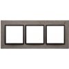 KONTAKT-SIMON S.A. Rámček 3 násobný betonový tmavý betón/antracit 96x234x10mm