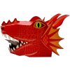 Fiesta Crafts Kreatívna súprava 3D maska ​​Červený drak