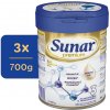 3x SUNAR Premium 3 Mlieko batoľacie 700 g