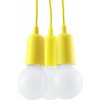 Sollux závesné svietidlo DIEGO 3 žlté SL.0579