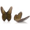 Dobla Čokoládová dekorácia 3D motýľ hnedý 120ks