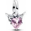 Pandora Strieborný prívesok Okrídlené srdiečko ME 793626C02