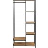 Actona Regál Seaford 77x165 cm divoký dub
