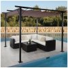 Pergola so sťahovacou strechou 3x3 m Dekorhome