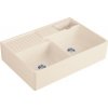 VILLEROY & BOCH VILLEROY & BOCH - Keramický drez Double-bowl sink Cream modulový 895 x 630 x 220 bez excentra 632391KR