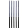 Narodeninové sviečky Godan platinum modré, 6 kusov