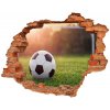 Samolepiaca diera nálepka Futbal 90x70 cm