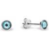Náušnice tyrkysové so Swarovski Elements Pinpoint Studs K2038SS10LTU Light Turquoise