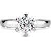 Florence | Zásnubný prsteň so stredovým diamantom 0.700ct, biele zlato 58