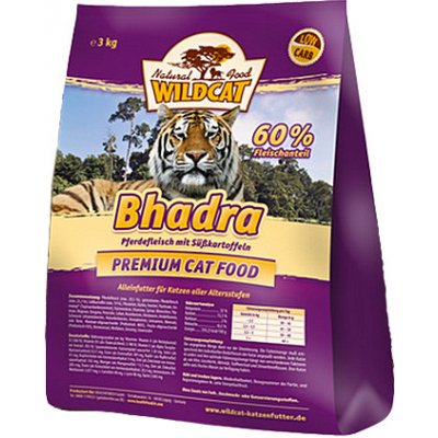 WildCat Bhadra kôň s batátmi 3 kg