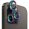 NORTHJO sklá s kovovým rámčekom na ochranu šošoviek zadného fotoaparátu pre iPhone 11 Pro / 11 Pro Max / 12 Pro - dúhová - možnosť vrátiť tovar ZADARMO do 30tich dní