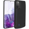 SES 3v1 Silikónové puzdro s externou batériou smart battery case power bánk 3500 mAh pre Samsung Galaxy A52 A525F - čierne 9115