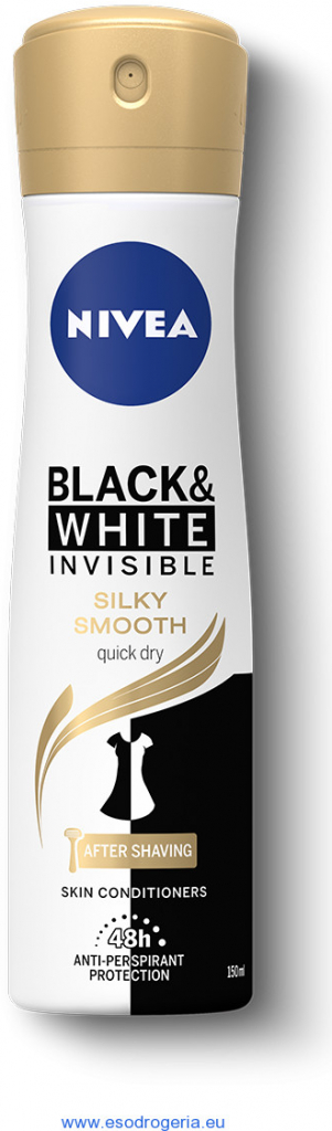 Nivea Black & White Invisible Silky Smooth deospray 150 ml