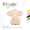 WoodBorn Koala - Drevené 3D omaľovanky