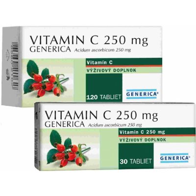 Generica Vitamín C 250 mg 120 tabliet od 3,63 € - Heureka.sk
