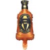 PartyDeco Fóliový balón - Whiskey 27 x 12 cm