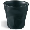 Šálka FROISSÉS 180 ml, saténová čierna, porcelán, REVOL