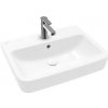 Villeroy & Boch O.novo - Umývadlo 60x46 cm, s prepadom, otvor na batériu, alpská biela 4A416001