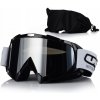 OKULIARE UNIT ČIERNE ZRKADLOVÉ SKLO NA MOTORKU CROSS ŠTVORKOLKA ATV