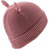 STERNTALER Čiapka pletená so zahnutým okrajom GOTS bavlna ružová dievča veľ. 49 cm - 12-18 m