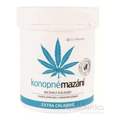 MedicProgress konopné mazanie Extra chladivé 250 ml