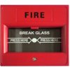 Červené vonkajšie tlačidlo - krabička pre požiarny poplach ALF-EB03