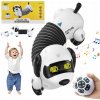 INTERAKTÍVNY ROBOT PES HUDBA TANEC RC KREATÍVNY PRE DETI JAZVEČÍK