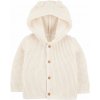 CARTER'S Sveter s kapucňou Ivory neutrál 9m/ veľ. 74