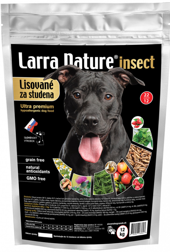 Larra Nature Insect Hypoallergy 22/12 12 kg
