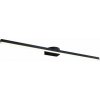 LED nástenné svietidlo nad zrkadlo 60 cm 2400 lm 4000K IP44 čierne Zuma Line ARVI W89551-60BK