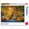 Puzzle Dino 1000 dielikov Dinosaurus z obrázka: Levy 1000 Puzzle
