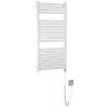 AQUALINE - TONDI-E elektrické vykurovacie teleso, rovné, 450x970 300 W, biela DE450T