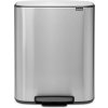 Brabantia Pedálový odpadkový kôš Brabantia BO 2x30l matný nerez