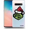 Picasee silikónový prehľadný obal pre Samsung Galaxy S10 Plus G975 - Grinch 2