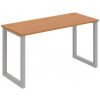 Pracovný stôl UNI O, 140x75,5x60 cm, jelša/sivá