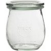 Zaváracie poháre Weck 220 ml, tvar tulipán, so skleneným viečkom, sada 6 ks