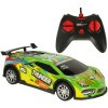 RC športové závodné driftovacie auto na diaľkové ovládanie s LED svetlami, zelené
