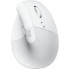 Logitech Lift for Mac Vertical Ergonomic Mouse, bielo-sivá 910-006477