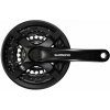 Shimano kľuky Tourney FC-TY501-L 175mm 42-34-24 zubov, čierne s krytom, v krabičke