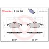 BREMBO Sada brzdových platničiek kotúčovej brzdy P59042
