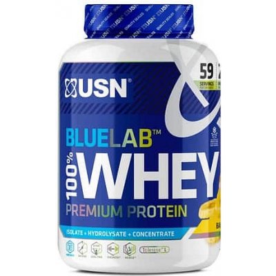 USN BlueLab 100% Whey Protein Premium 2000 g banán