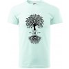 Narodeninový strom 50 - Klasické pánske tričko vyššej gramáže - M ( Frost )